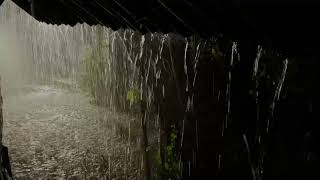 [Try Listening In 3 Minutes] To Sleep Instantly With Heavy Rain On Tent Roof & Strong Thunder Sounds