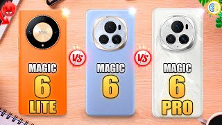 Honor Magic 6 Lite Vs Honor Magic 6 Vs Honor Magic 6 Pro⚡Full Review