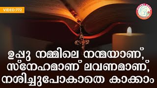 ഈശോ പറഞ്ഞു : നിങ്ങൾ ഭൂമിയുടെ ഉപ്പാണ്. ഉറകെട്ടുപോയാൽ ഉപ്പിന് എങ്ങനെ വീണ്ടും ഉറകൂട്ടും? #prayer