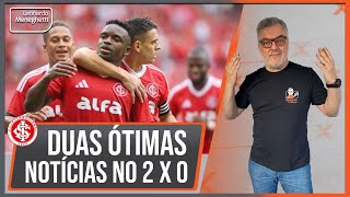 Duas ótimas notícias na vitória do Inter: agora é o Caxias nas semifinais!