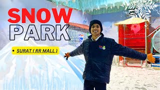 Snow Park || RR Mall ~ Surat || Snowfall || ☃️❄️⛷#snowpark || @nikhilnishad1647