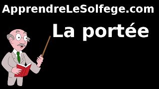 La portée, description et explication - Apprendre le solfège et la musique