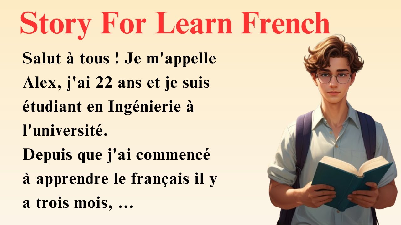 Start To Understand French With A Simple Story A1 A2 Youtube