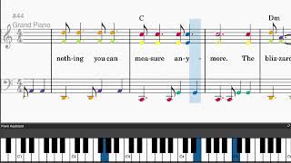 The Future by Leonard Cohen - Easy piano tutorials with sheetmusic