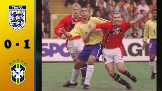 Brazil vs England 1 - 0 1997 Highlight | Legend Ronaldo Luís Nazário de Lima's match