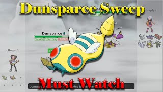 EPIC Dunsparce SWEEP on legendaries! |Pokemon Showdown|