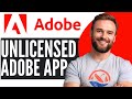 How To Fix This Unlicensed Adobe App Will Be Disabled Soon - Full Guide (2024)