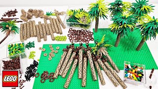 Detailed LEGO Palm Trees Built & Placed in the City