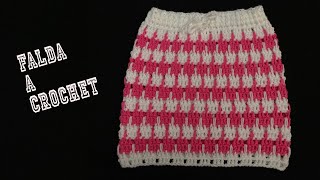 HOW TO KNIT A CROCHET SKIRT