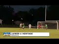 lapeer and saginaw heritage go head to head in high school soccer