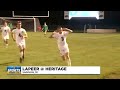 lapeer and saginaw heritage go head to head in high school soccer