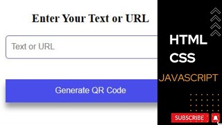 QR Code Generator using Html,Css & Javascript #html #css #javascript #js #frontend #project