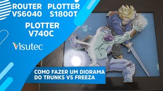 Visutec | VS6040\\S1800T\\V740C| Diorama Trunks VS Freeza