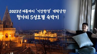 🇭🇺 1만원 호스텔에서 40만원 럭셔리 호텔로. ‘힐튼 부다페스트’