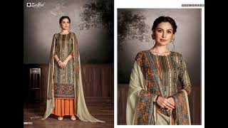 Gulmohar Zulfat Designer Plazzo Style Suits Cotton Digital Style Casual Wear Manufacturer Wholesaler