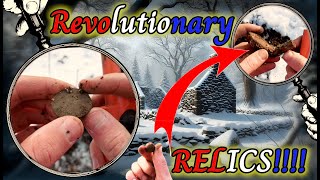 I metal detected in thorns and snow...1700s ARTIFACTS EVERYWHERE!!! (my oldest finds yet)