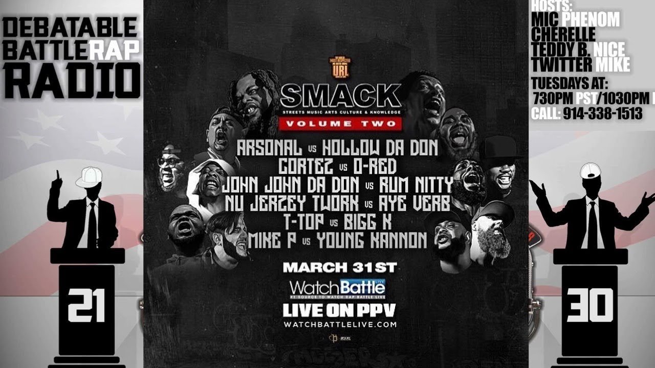 Arsonal Vs Hollow Da Don: DBRR Recap For SMACK VOL 2 - YouTube