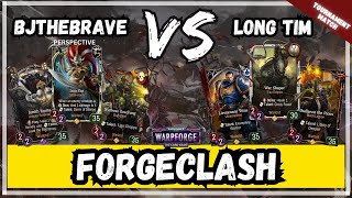 FORGECLASH Bjthebrave vs Long Tim (Warpforge Tournament Match)