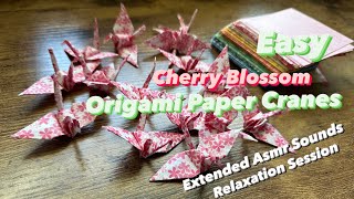 Asmr Origami Paper Crane Folding Extended Asmr Sounds for Relaxation and Sleep