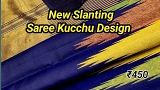 Slanting Saree Kucchu Design #sareekuchuu #krosha #Nanna Havyasa