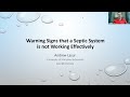 Warning Signs of a Failing Septic System
