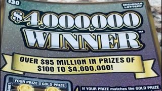 ✅ BIG WIN ✅ $4,000,000 Winner ❗️MI Lottery