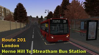 Omsi 2 London- 201 Herne Hill To Streatham Bus Station (C200)