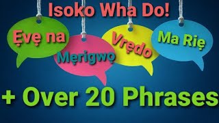 Learn Over 20 Phrases In Isoko. (ISOKO GREETINGS) Isoko Language Part 1 section 2 Video