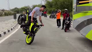 Janu Bhai stunz  Bov's ATTITUDE RIDER's 😎 CHAPRI RIDEr' ❌ HEAVY STUNTs⭕ STUNTS RIDERS🖤KTM❤️DUKE