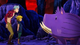 Meliodas and Ban meets Wild | Adventure to defeat the Demon King | The Seven Deadly Sins Season 4