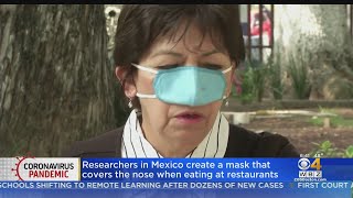 Researchers In Mexico Create Mask That Only Covers Nose When Eating At Restaurants