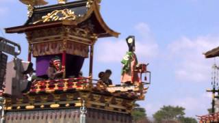 2013.4.15  春の高山祭・三番叟のからくり奉納