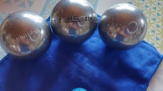 UNBOXING DE MES NOUVELLES BOULES DE PÉTANQUE MS LSX !!!