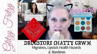 Drugstore Chit Chat GRWM \u0026 Bandana Wearing