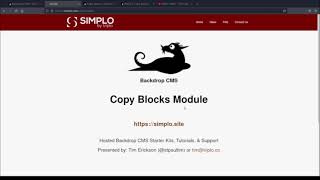 Backdrop CMS Modules: Copy Blocks