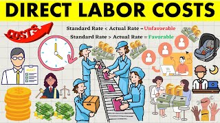 Direct Labor Costs - Definition, Formula, How to Calculate, Explained with Accounting Examples.