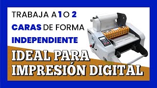 ✅ Laminadora de papel PROFESIONAL Champion 350 BWA SCE, con LAMINADO A 1 o 2 CARAS