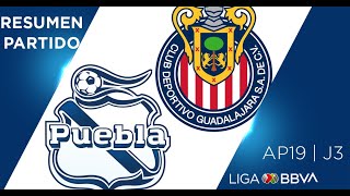 Resumen y Goles | Puebla vs Guadalajara | Apertura 2019  - Jornada 3 | Liga BBVA