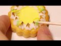 断面みたい？ケーキ屋さんのアイシングクッキー！👩‍🍳ミニチュアフードminiature food icing cookies