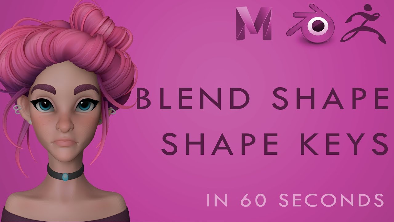 How To Create BLEND SHAPES / SHAPE KEYS In Zbrush For Maya Or Blender ...