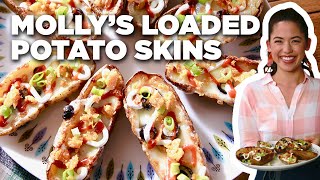 Molly Yeh's Loaded Potato Skins | Girl Meets Farm | Food Network
