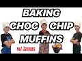 'BAKING' Double Choc Chip Muffins! w/ James!