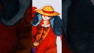 Monkey D Luffy drawing //Luffy iconic walk #anime #drawing #trending #viral #art #onepiece #shorts
