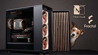 Built for Silence | Noctua PC Build in Fractal North XL