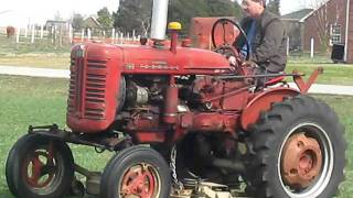 1955 Farmall 100 W/ Belly Mower