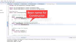 Spring Java Code Container Configuration Part 2 Constructor Injection