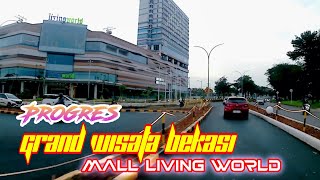 Suasana sore grand wisata lintas mall living world bekasi #motovlog