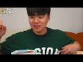 asmr mukbang convenience store store fire noodle hot dog gimbap tteokbokki eating sound