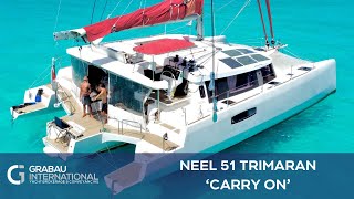 2018 NEEL 51 TRIMARAN 'Carry On' | Sailing Yacht for sale with Grabau International