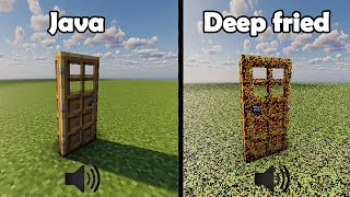 Sounds Java vs Deep Fried